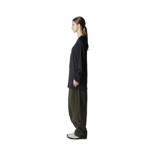 Wrinkle Jersey Y's Stitch Long Big T