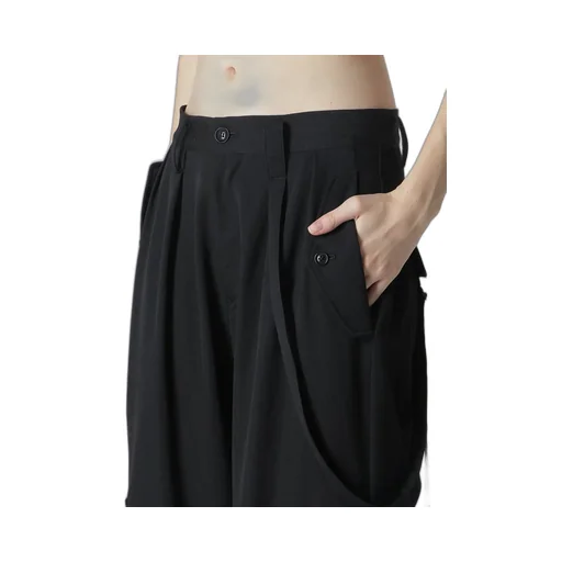 Wool Gabardine Mackin Cargo Pants
