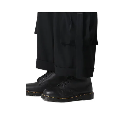 Wool Gabardine Mackin Cargo Pants