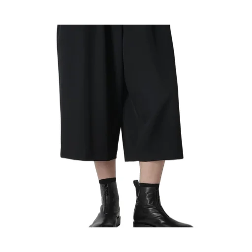 Wool Gabardine Zip Tucked Jump Suit