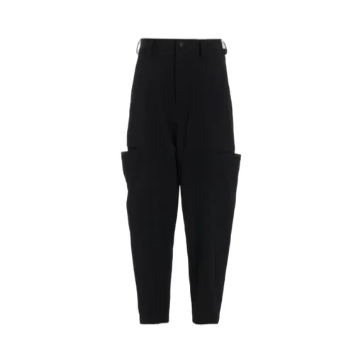 Wool Gabardine Tapered Pants