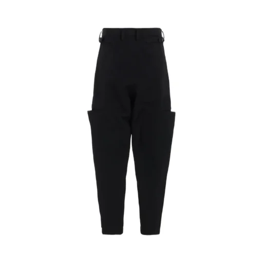 Wool Gabardine Tapered Pants