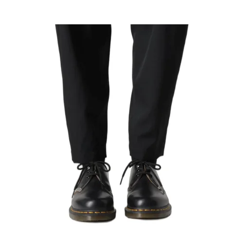 Wool Gabardine Tapered Pants