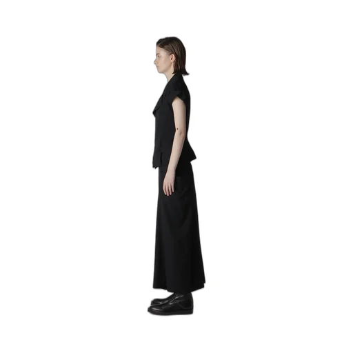 Wool Gabardine Untrimmed Sleeve Moto Jacket
