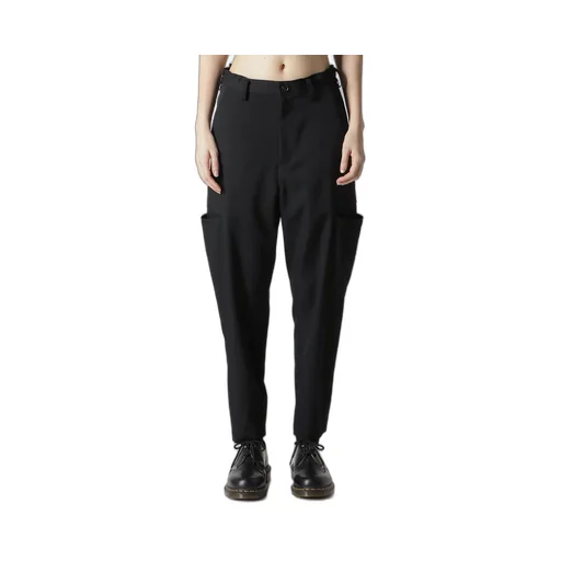 Wool Gabardine Tapered Pants