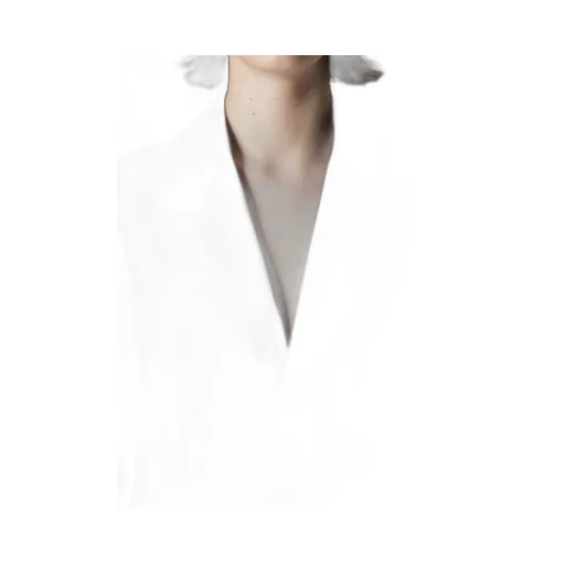 Wool Gabardine Left Side Dropped Jacket