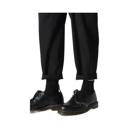 Wool Gabardine Tapered Pants