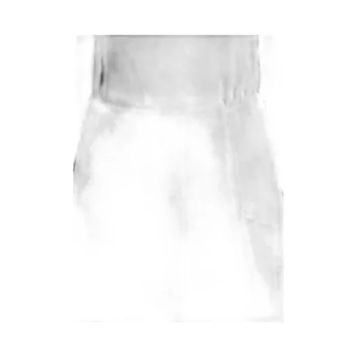 Wool Gabardine Left Cloth Skirt