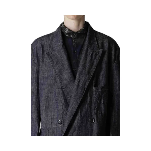 8Oz Denim Peaked Lapel Jacket