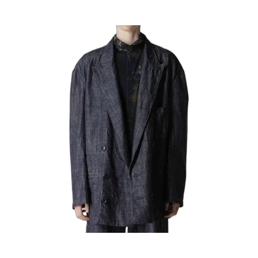 8Oz Denim Peaked Lapel Jacket