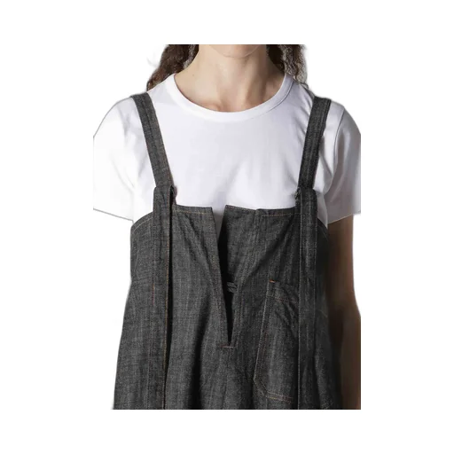 8Oz Denim Overalls With Strap