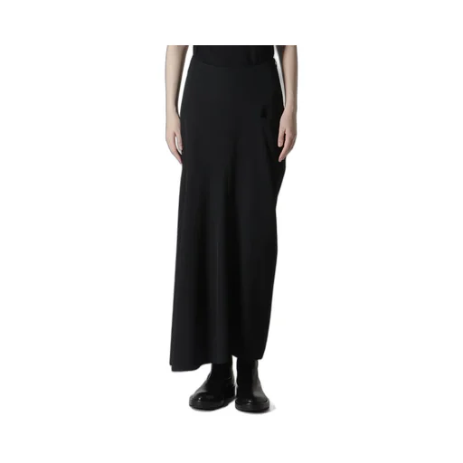 Wool Gabardine Left Cloth Skirt