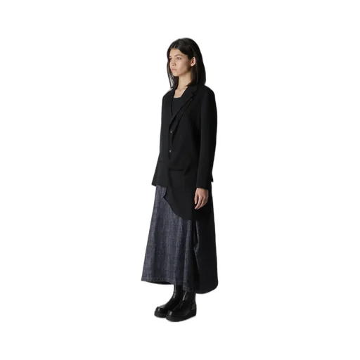 Wool Gabardine Left Doubled Jacket