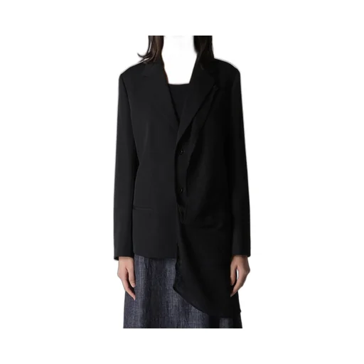 Wool Gabardine Left Doubled Jacket