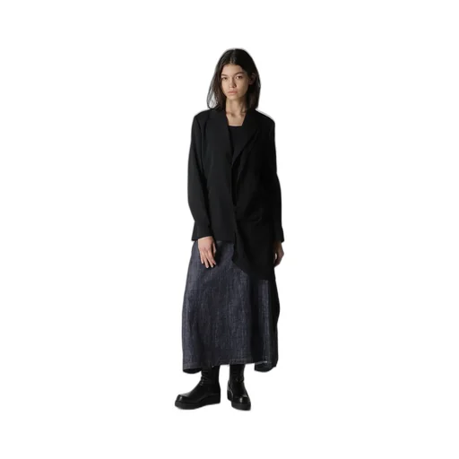 Wool Gabardine Left Doubled Jacket