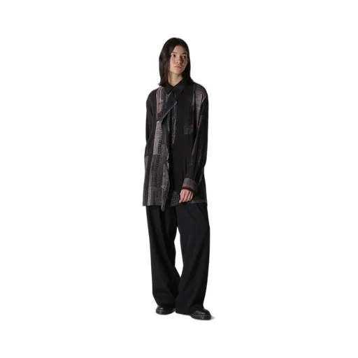 Wool Gabardine Front Double Tucked Pants