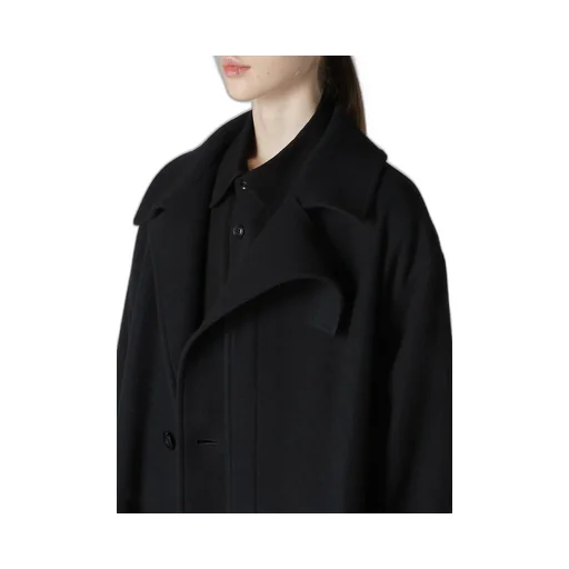Wool Single Mosser Left W Facing Coat