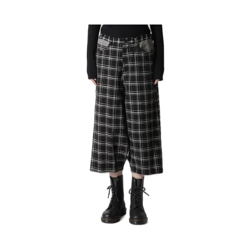 Multi Plaid Sarouel Pants