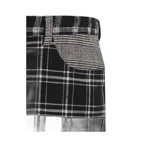 Multi Plaid Sarouel Pants