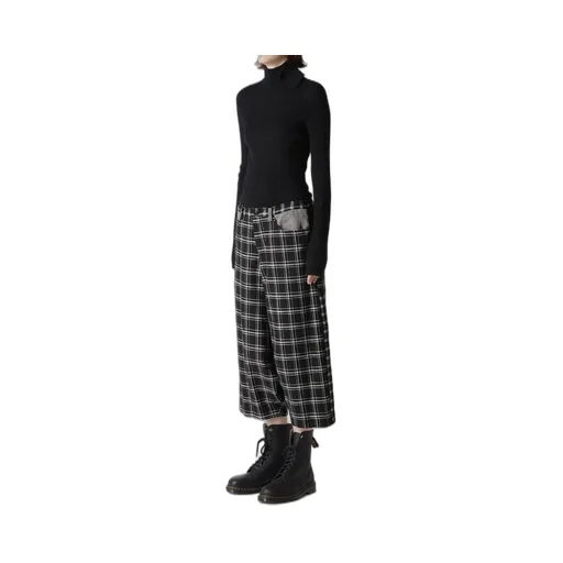 Multi Plaid Sarouel Pants