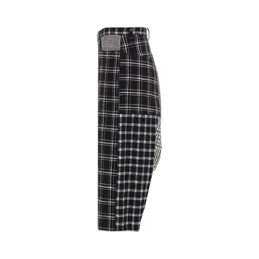 Multi Plaid Sarouel Pants