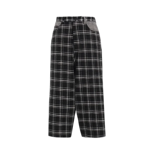 Multi Plaid Sarouel Pants
