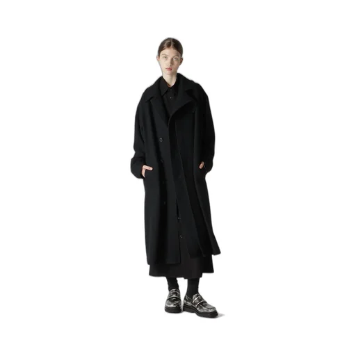 Wool Single Mosser Left W Facing Coat