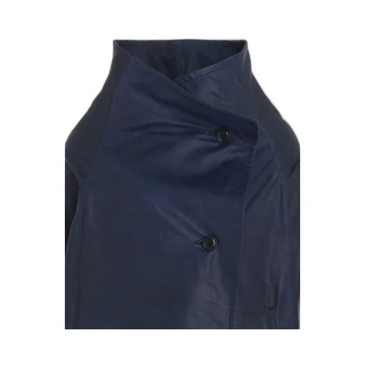 Indigo Mud Dyed Leather Jacket