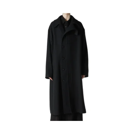 Wool Single Mosser Left W Facing Coat