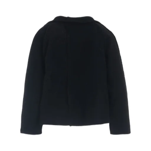 Wool Brend Pile Coat With Pin