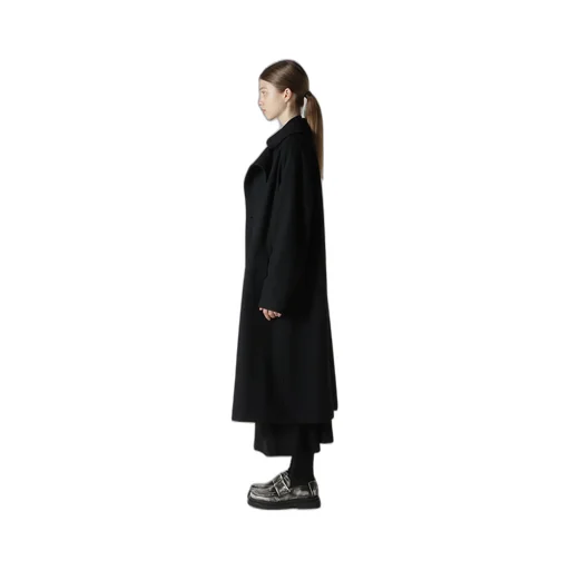 Wool Single Mosser Left W Facing Coat