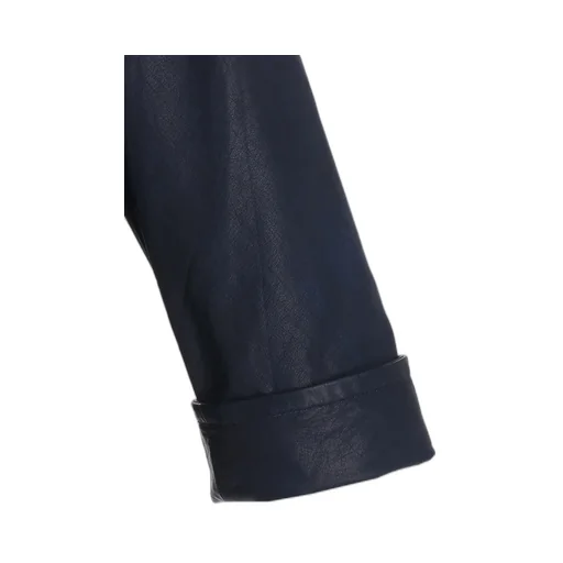 Indigo Mud Dyed Leather Jacket