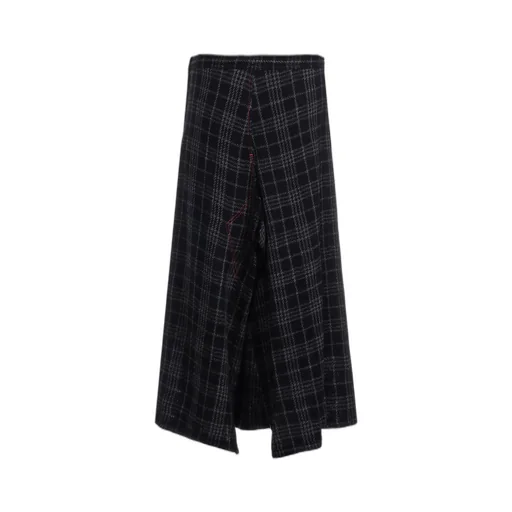 W/ Check Red Stitch Gusset Pants