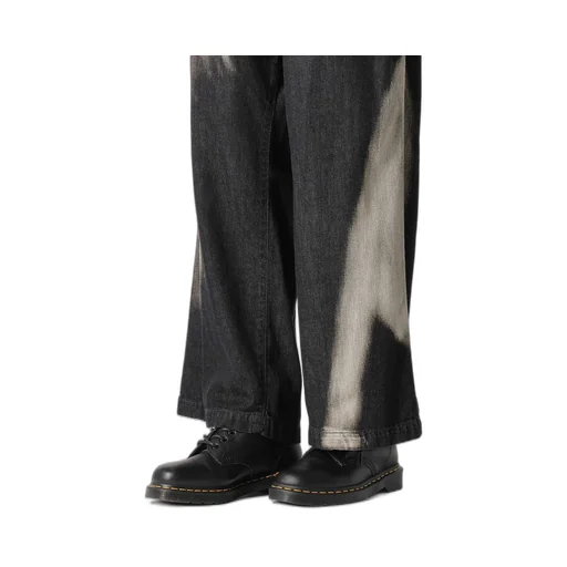 C/ Spotted Denim Long Straight Pants