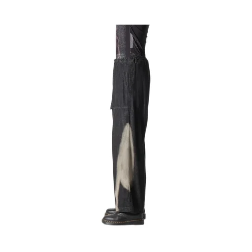 C/ Spotted Denim Long Straight Pants