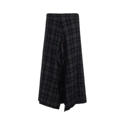 W/ Check Red Stitch Gusset Pants