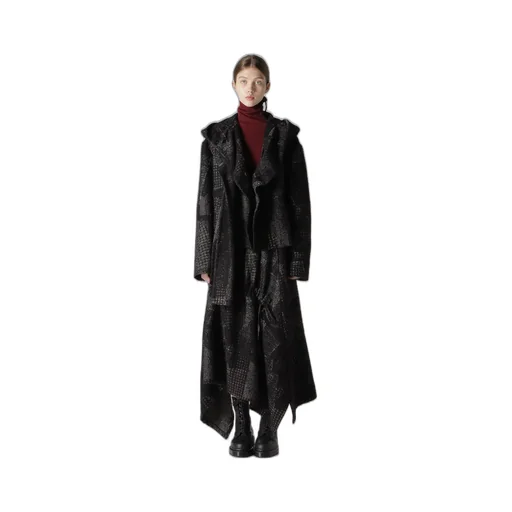 W/C Random Houndstooth Jq Hoodie Jacket