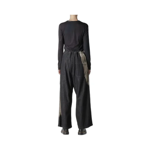 C/ Spotted Denim Long Straight Pants