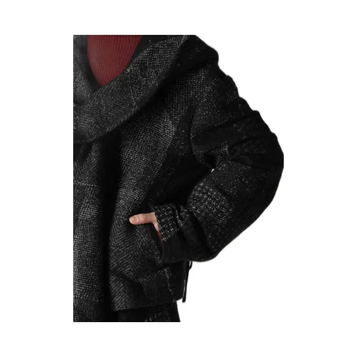 W/C Random Houndstooth Jq Hoodie Jacket