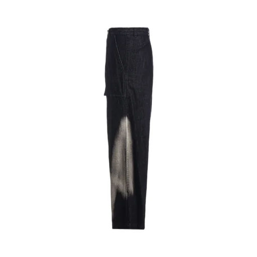 C/ Spotted Denim Long Straight Pants