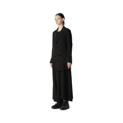 Crepe De Chine Asymmetric Jacket