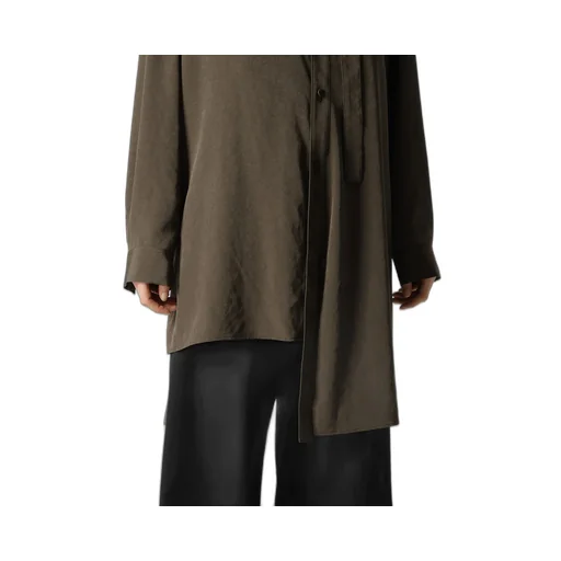 Crepe De Chine Front Placket Blouse