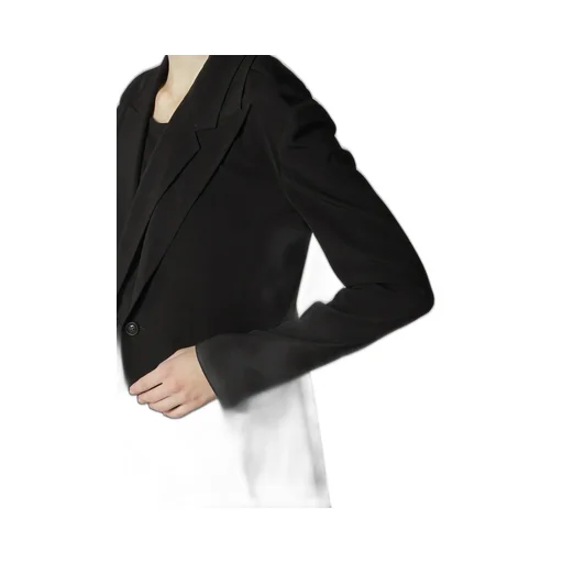 Crepe De Chine Double Front Jacket