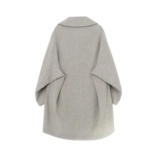 Airy Mosser Long Cape Coat