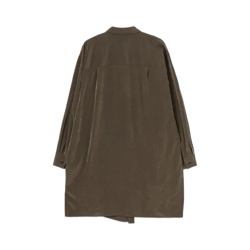 Crepe De Chine Front Placket Blouse