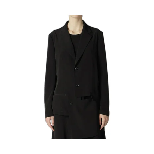 Crepe De Chine Asymmetric Jacket