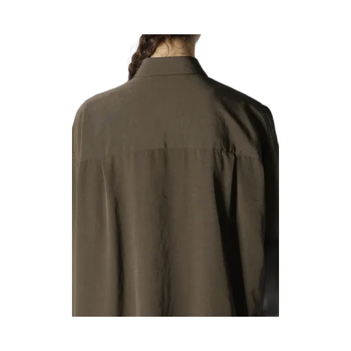 Crepe De Chine Front Placket Blouse