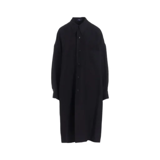 Viscose Tweed Stripe Long Coat
