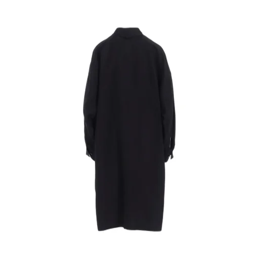 Viscose Tweed Stripe Long Coat