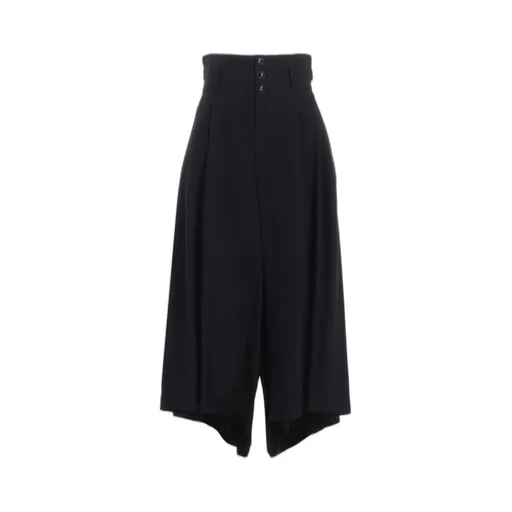 Viscose Tweed Stripe Wide Pants